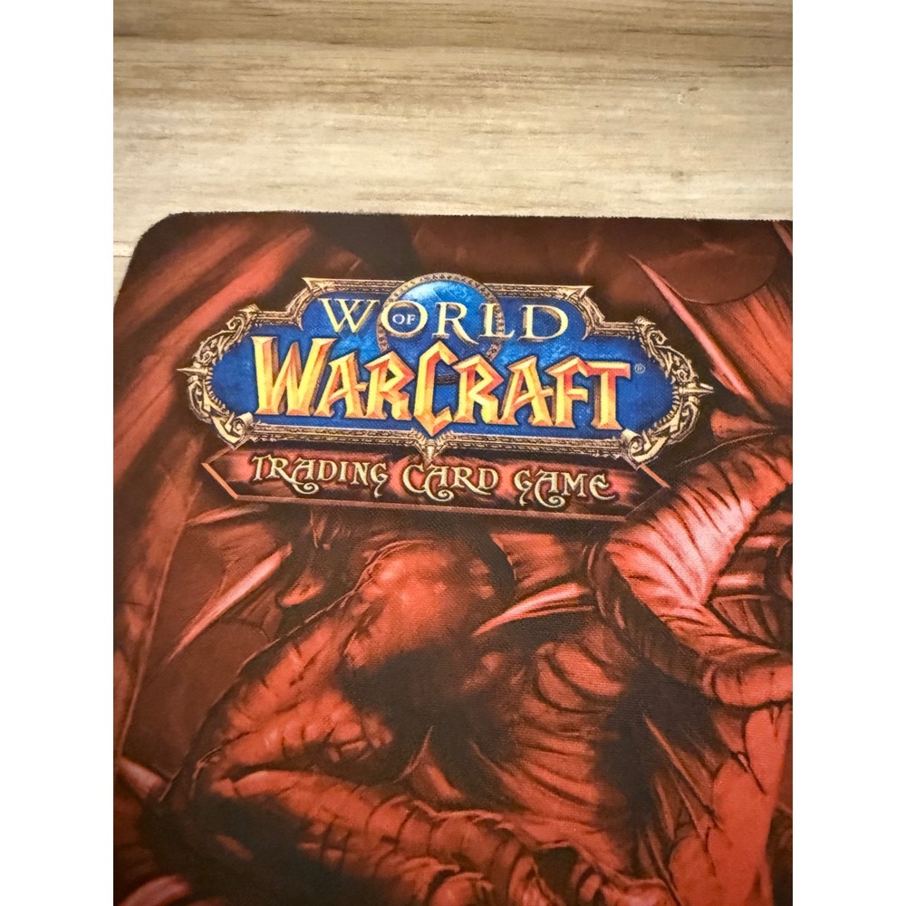 World of Warcraft TCG Onyxia's Lair Raid Deck Playmat 2007 Upper Deck Blizzard - Picture 4 of 6